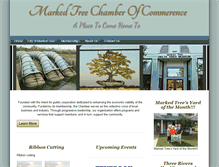 Tablet Screenshot of markedtreechamber.org